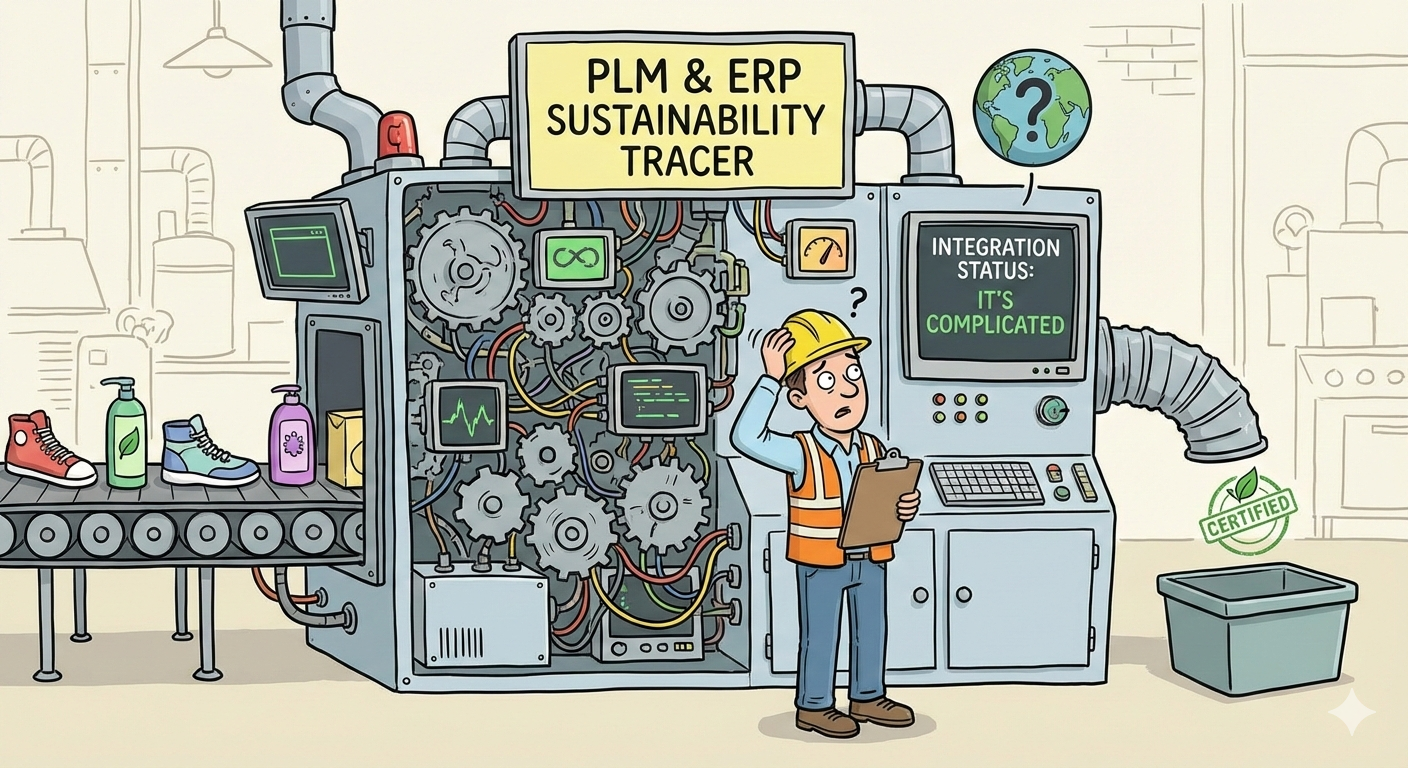 PLM and ERP Integration for tracing Environmental Sustainability in the Consumer Goods Industry